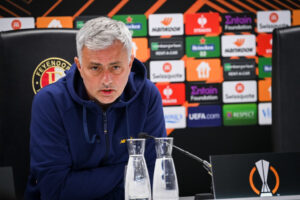 Mourinho AS Roma Training Session And Press Conference
