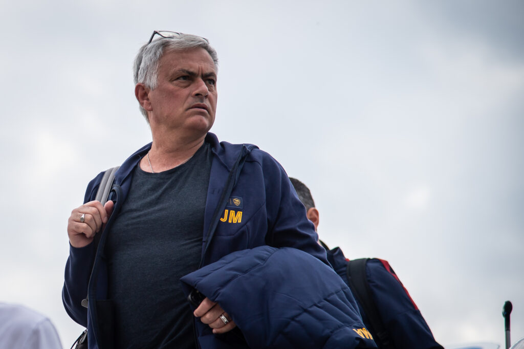 mourinho AS Roma Travel To Bergamo