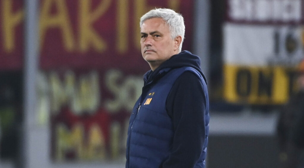 Mourinho AS Roma v Feyenoord: Quarterfinal Second Leg - UEFA Europa League
