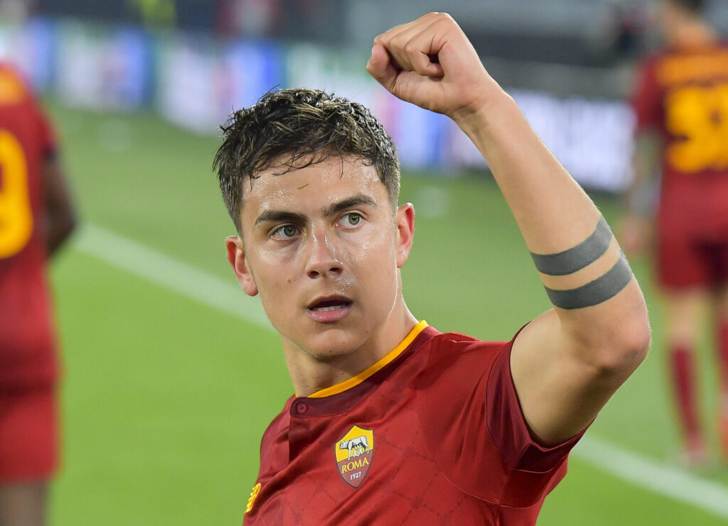 Dybala AS Roma v Feyenoord: Quarterfinal Second Leg - UEFA Europa League