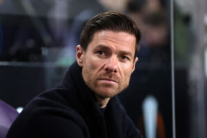 xabi alonso Royale Union Saint-Gilloise v Bayer 04 Leverkusen: Quarterfinal Second Leg - UEFA Europa League