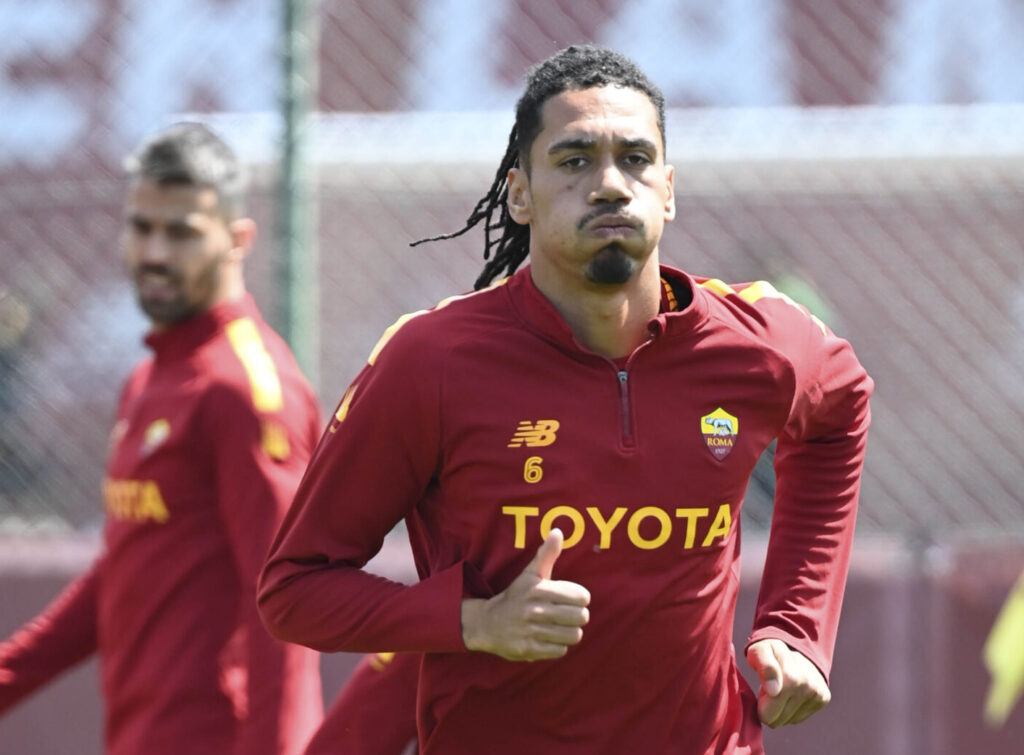 smalling AS Roma Training Session