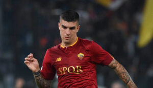 Mancini AS Roma v Bayer 04 Leverkusen: Semi-Final First Leg - UEFA Europa League