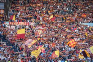 Tifosi AS Roma v FC Internazionale - Serie A