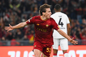 Bove AS Roma v Bayer 04 Leverkusen: Semi-Final First Leg - UEFA Europa League