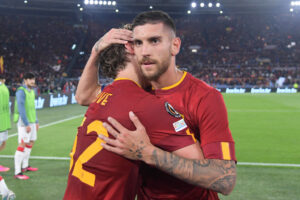 Bove Pellegrini AS Roma v Bayer 04 Leverkusen: Semi-Final First Leg - UEFA Europa League