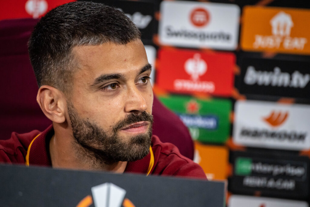spinazzola AS Roma Training Session And Press Conference