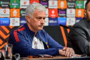Mourinho AS Roma Training Session And Press Conference - UEFA Europa League Final 2022/23