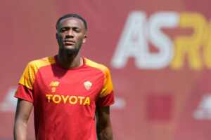 Abraham AS Roma Training Session And Press Conference