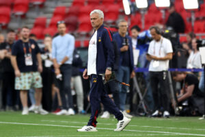 Mourinho AS Roma Training Session And Press Conference - UEFA Europa League Final 2022/23