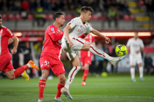 El Shaarawy Izzo AC Monza v AS Roma - Serie A
