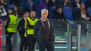 Mourinho AS Roma v Bayer 04 Leverkusen: Semi-Final First Leg - UEFA Europa League