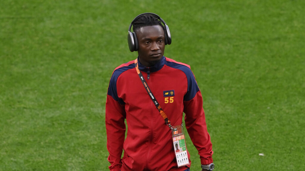 Darboe AS Roma Training Session And Press Conference - UEFA Europa League Final 2022/23