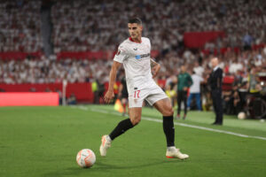 Lamela Sevilla FC v Manchester United: Quarterfinal Second Leg - UEFA Europa League