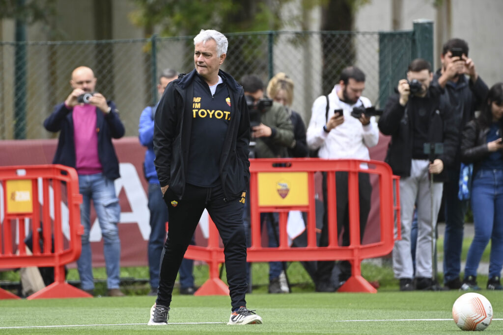 mourinho AS Roma Training Session