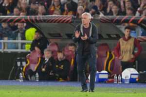 Mourinho AS Roma v Bayer 04 Leverkusen: Semi-Final First Leg - UEFA Europa League
