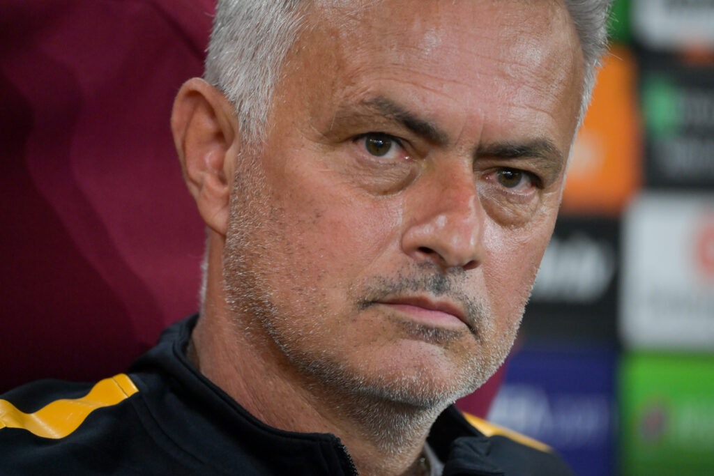 Mourinho AS Roma Training Session And Press Conference