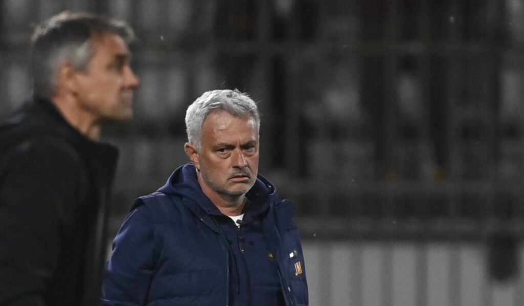 Mourinho AC Monza v AS Roma - Serie A