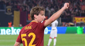 Bove AS Roma v Bayer 04 Leverkusen: Semi-Final First Leg - UEFA Europa League