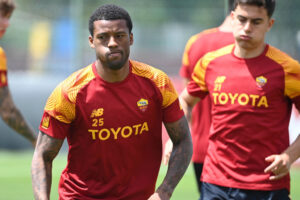 Gini Wijnaldum AS Roma Training Session