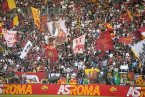 Tifosi AS Roma v FC Internazionale - Serie A