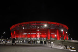 Puskas Arena Liverpool FC v RB Leipzig  - UEFA Champions League Round Of 16 Leg Two