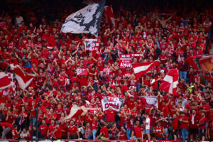Tifosi Siviglia Sevilla FC v Juventus: Semi-Final Second Leg - UEFA Europa League