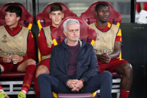 Mourinho AS Roma v Bayer 04 Leverkusen: Semi-Final First Leg - UEFA Europa League