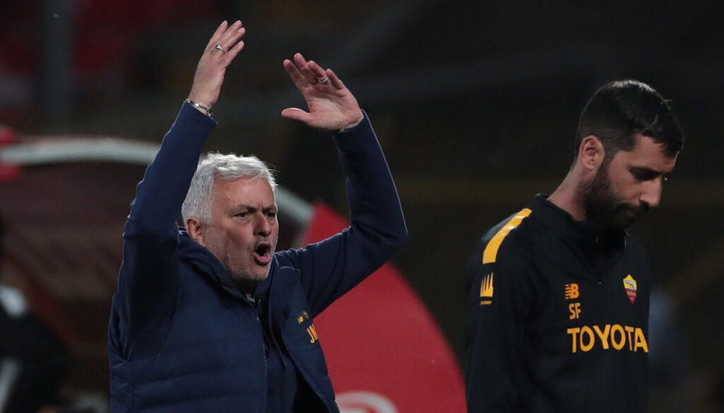 Mourinho AC Monza v AS Roma - Serie A