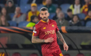 Spinazzola AS Roma v Bayer 04 Leverkusen: Semi-Final First Leg - UEFA Europa League