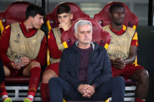 Mourinho AS Roma v Bayer 04 Leverkusen: Semi-Final First Leg - UEFA Europa League
