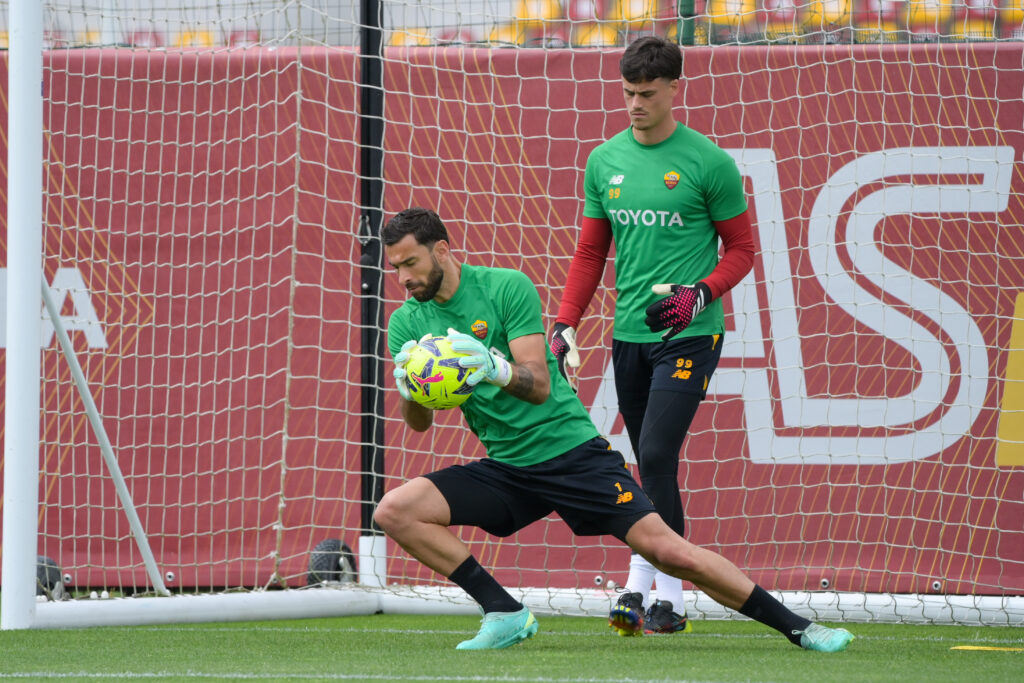 rui patricio Svilar AS Roma Training Session
