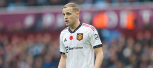 Van de Beek Aston Villa v Manchester United - Premier League