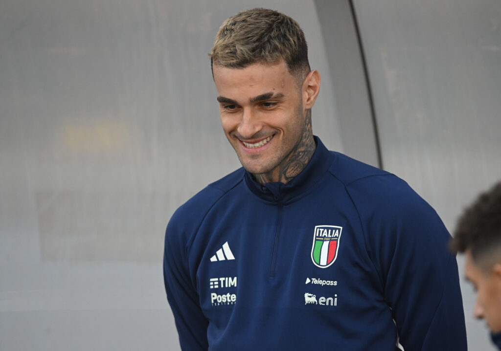 scamacca Italy Training Session &amp; Press Conference