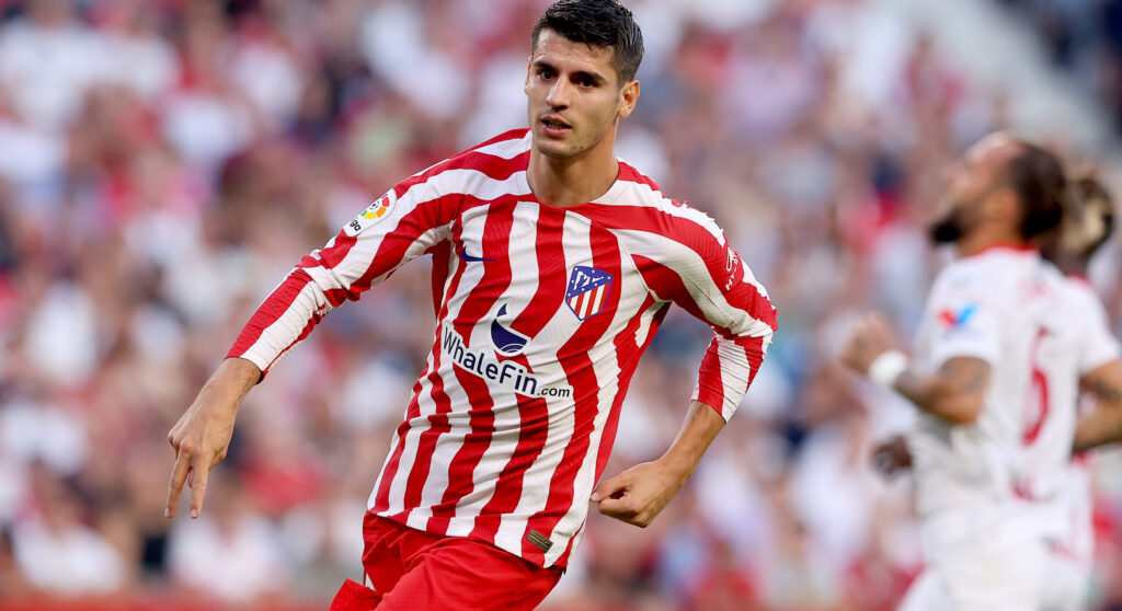 morata Sevilla FC v Atletico de Madrid - LaLiga Santander