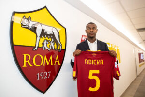 ndicka AS Roma Unveil New Signing Evan Ndicka