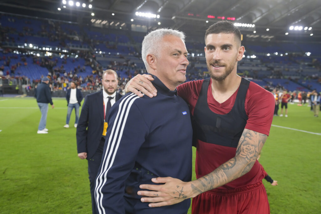 Mourinho  Pellegrini AS Roma v Spezia Calcio - Serie A