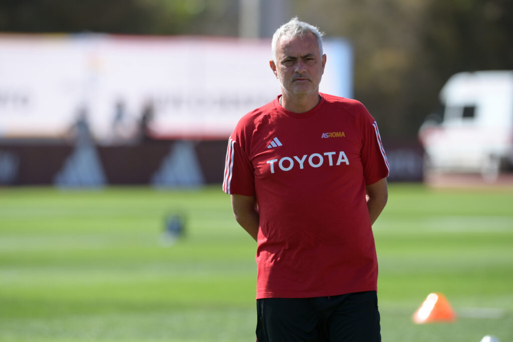 Mourinho As Roma Training Session