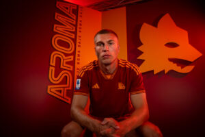 kristensen AS Roma Unveil New Signing Rasmus Kristensen