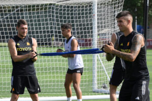 AS Roma Training Session mancini belotti