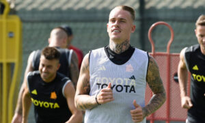 AS Roma Training Session karsdorp