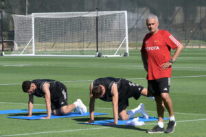 Mourinho AS Roma Training Session