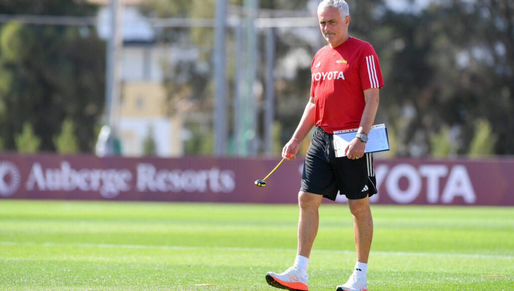 Mourinho As Roma Training Session