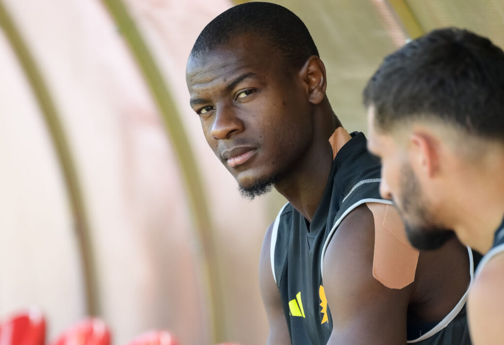 Ndicka As Roma Training Session
