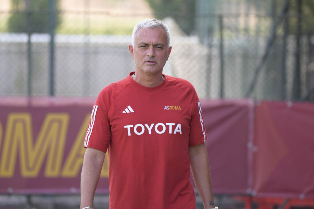 mourinho AS Roma Training Session