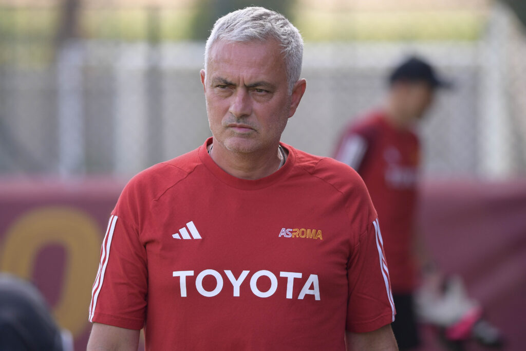mourinho AS Roma Training Session