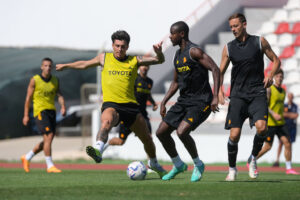 Ibanez Ndicka As Roma Training Session