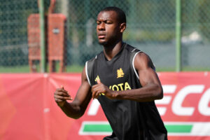 Ndicka As Roma Training Session