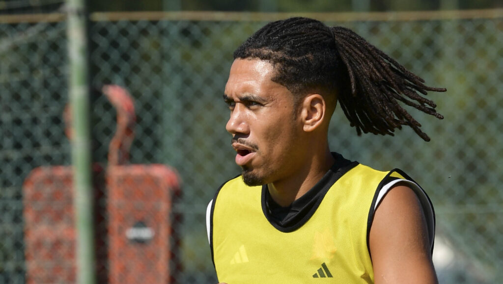 Smalling As Roma Training Session