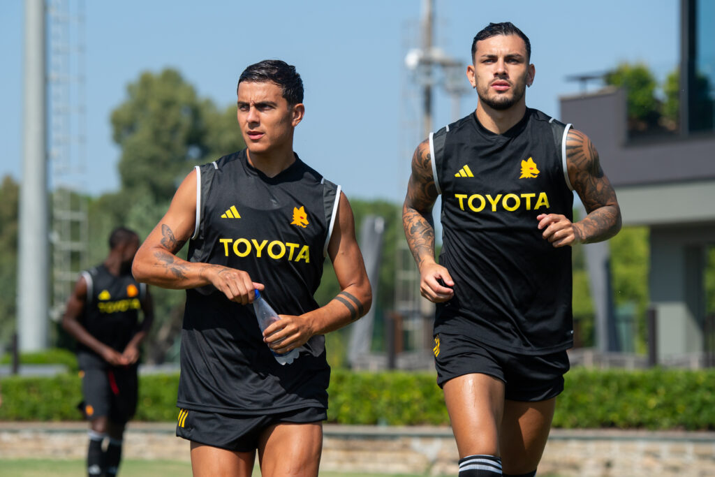 dybala paredes AS Roma Training Session